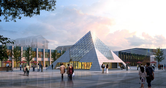 太仓金字塔网架