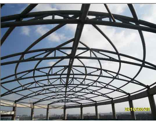 太仓中煤朔州宾馆管桁架工程